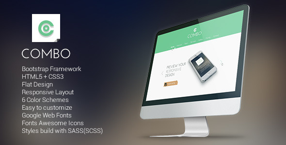 自适应 Combo HTML静态网站模板-爱极客
