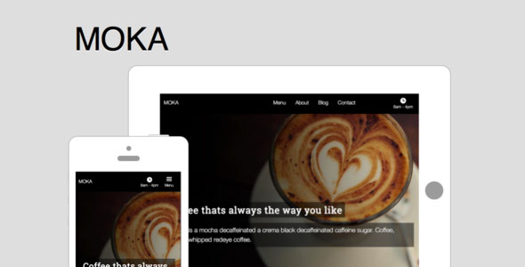 自适应 Moka HTML5静态网站模版-爱极客