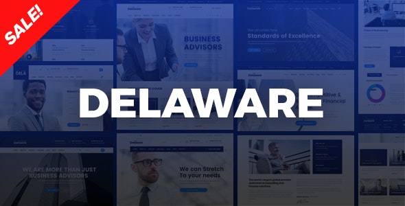 Delaware – 咨询企业公司HTML模板-爱极客