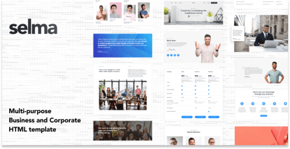 Selma – 企业公司网站HTML模板-爱极客