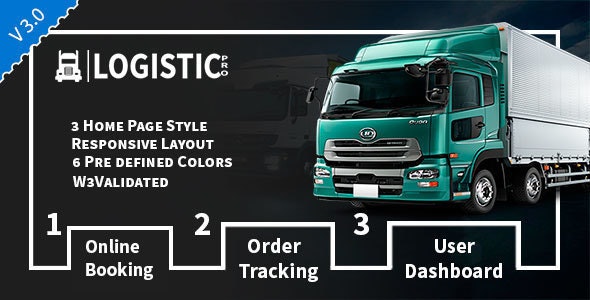 Logistic Pro – 运输物流网站HTML模板 – v3.0-爱极客