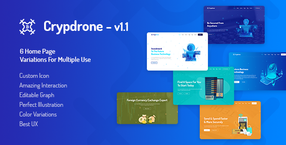 Crypdrone – 加密货币WHMCS模板 – v1.1-爱极客