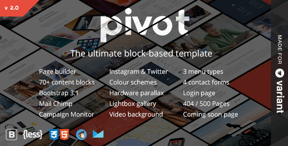 Pivot – 多用途HTML5页面生成器-爱极客