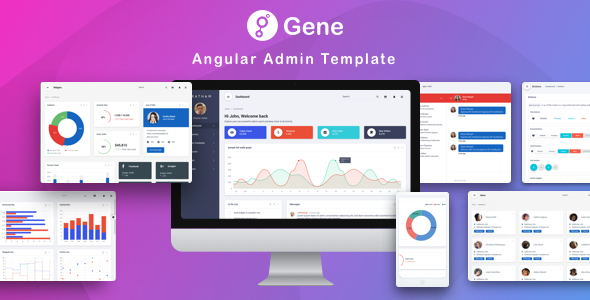 Gene v1.0 – 材料设计Angular 5管理模板[失效]-爱极客