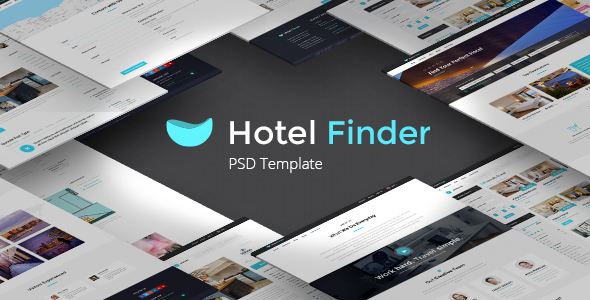 Hotel Finder v1.1 – 酒店在线预订HTML网站模板-爱极客