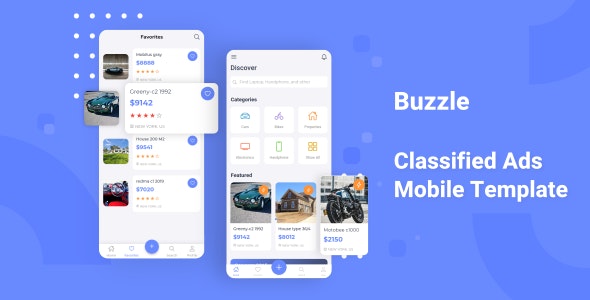 Buzzle – Ads分类广告 营销推广HTML5模板 – v1.0-爱极客