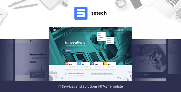 Setech – IT服务信息技术科技公司网站HTML模板-爱极客