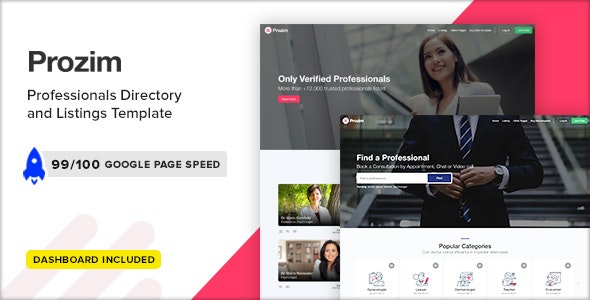 Prozim – 专业商家目录列表HTML5模板-爱极客