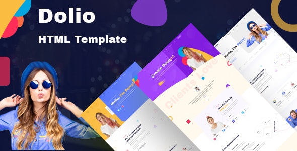 Dolio – 专业个人作品展示网站HTML5模板-爱极客