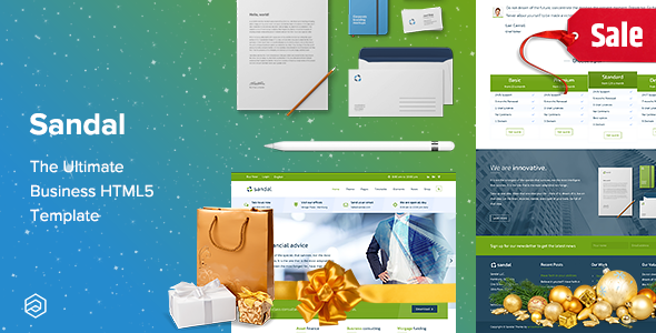 Sandal – 终极多用途HTML5模板 – v2.4.2-爱极客