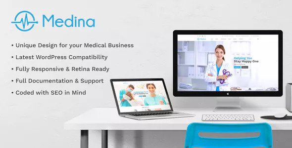 Medina Medical – 医疗HTML模板-爱极客