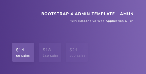 Bootstrap 4 Admin Template – 后台管理模板-爱极客