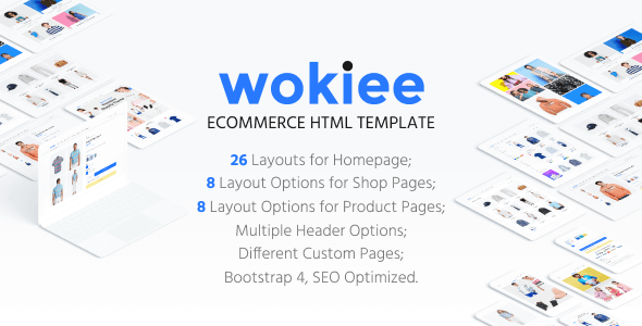 Wokiee – 电商 HTML 模板-爱极客