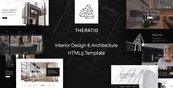 Theratio – 室内装修设计建筑施工网站HTML5模板-爱极客