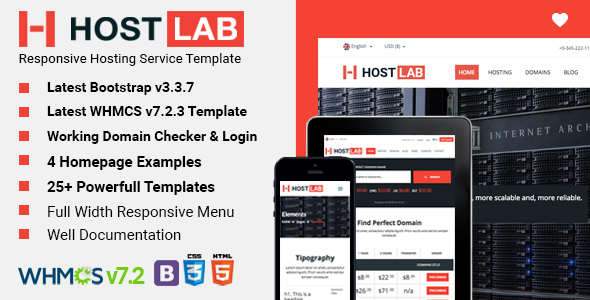 WHMCS + HostLab – 主机托管WHMCS模板 – v3.6-爱极客